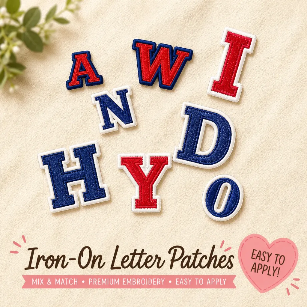 Iron-On Badges (Big Letters) (A (L029), A (L055))