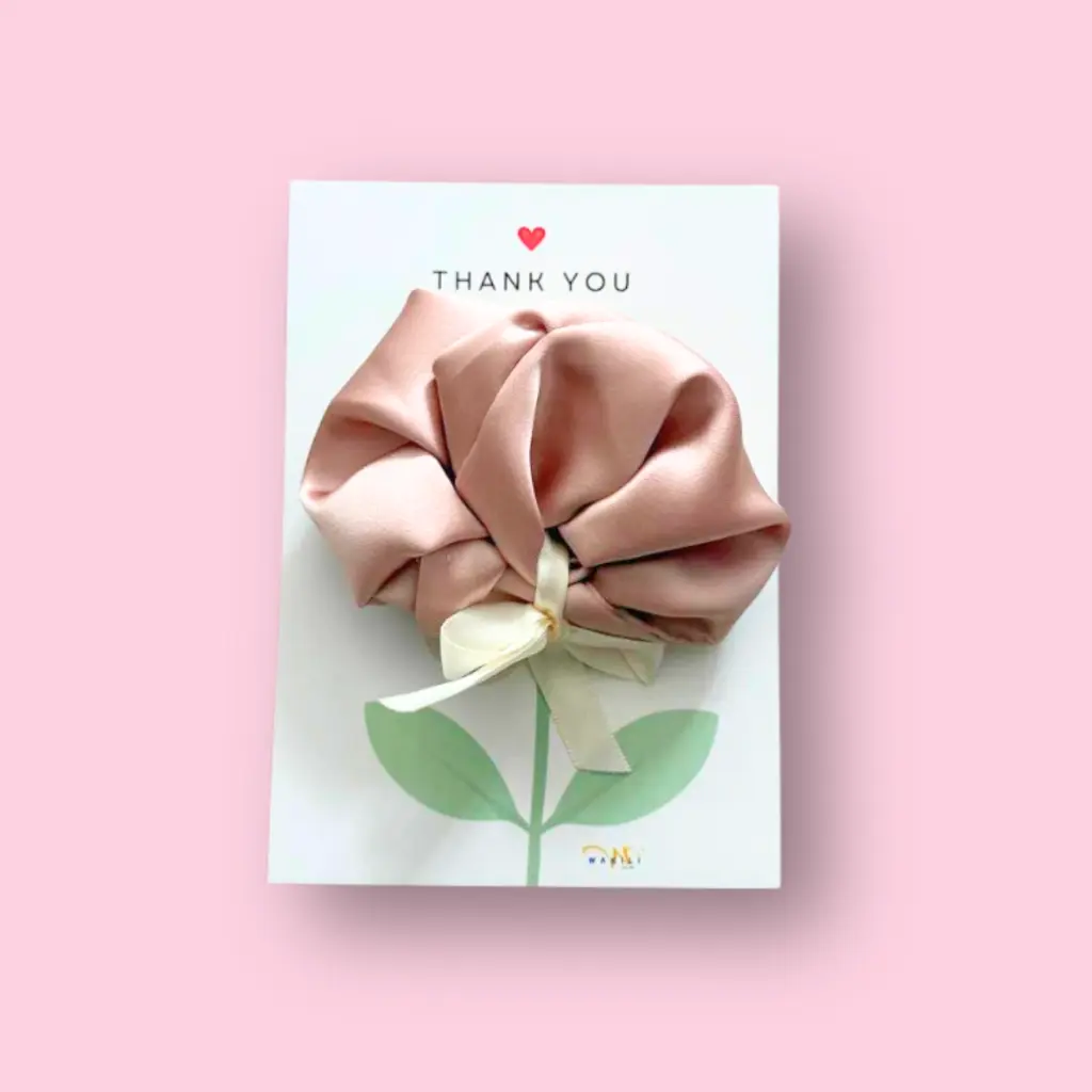 GiftCard w Scrunchies (NeckTie - Blue Stripe)